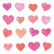 Love Heart illustration isolated N5