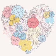 Floral heart N60