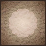 Vintage background with ornamental frame