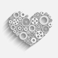 Heart with gears N5