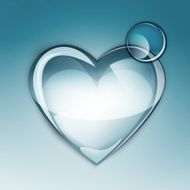 water drop heart N2
