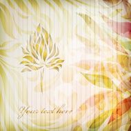 Vintage floral beautiful background vector N3