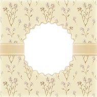 Artistic background with drawings of flowers N2