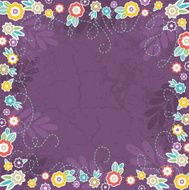 purple background of color flowers N2