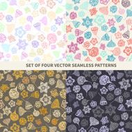 Flower pattern set N3