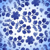Beautiful vintage watercolor pattern with flowers
