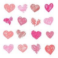 Love Heart illustration isolated N6