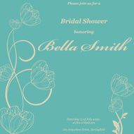 Wedding or invitation card abstract vector flower pattern background N47