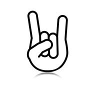 rock and roll sign N2