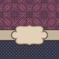 vector vintage frame with drops N3