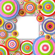 abstract flowers 3d backgrounds traced from original artwork acrylic paint N13
