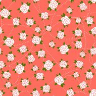 Little Rose seamless background N4