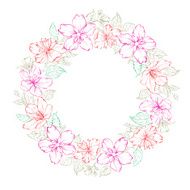 Floral wreath - wedding design
