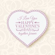 Happy Valentine&#039;s Day - card