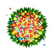 Bunch of multicolored flowers N2