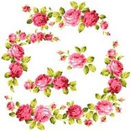 decoration of rose N27