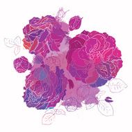 Decorative floral background N19