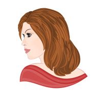 Girl with brown hair N2