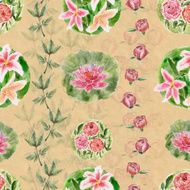 Seamless Floral Pattern N1499