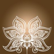 Colored Floral Layout N18
