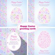 Easter watercolor egg background N3