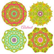 Nice floral greeting card with leaves N40