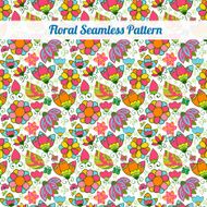 Colorful floral seamless pattern N16