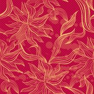 Seamless pattern with flowers N95