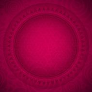 red greeting background with hearts and flowers