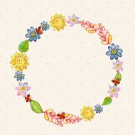 Flower Watercolor Card N7