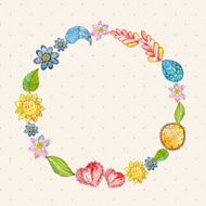 Flower Watercolor Card N8