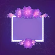 Decorative frame with flowers N2