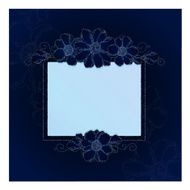 Decorative frame with flowers N4