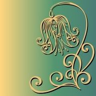 Colored Floral Layout N20