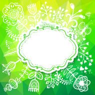 Spring card with Flower N2