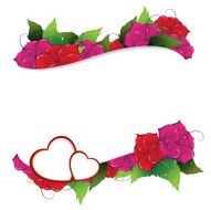 Valentines Day floral card