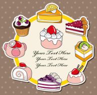 cartoon cake card N21