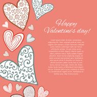 Happy Valentines Day card N135
