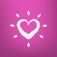 Abstract Heart Vector