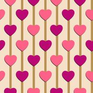 Seamless background Heart holiday of love N2