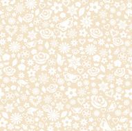 Seamless pattern of flowers N40
