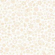 Seamless pattern of flowers N41
