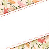 floral background of lilies