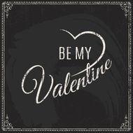 Valentine&#039;s Day vector poster N149