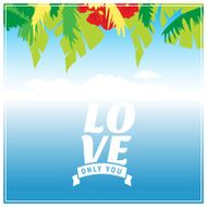 Valentine&#039;s Day vector poster N155
