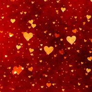 Red hearts background N7