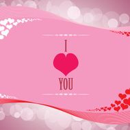 Valentine&#039;s day background with hearts N44