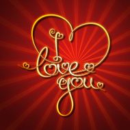 Glamorous Gold - I Love You