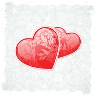 Grungy Valentine's Day Background N4