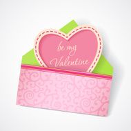 Love mail with Valentine card